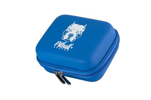 Skull Shaver Pitbull Travel Case - Durable Protective Hard Shell, Blue