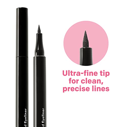 Almay Conditioning Liquid Eyeliner, Waterproof, 30 Navy, 0.03 fl oz (Pack of 2)