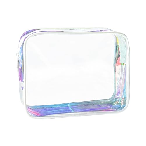 TSA Approved Clear Toiletry Bag - 7" x 2.3" x 4.7" PVC Travel Pouch