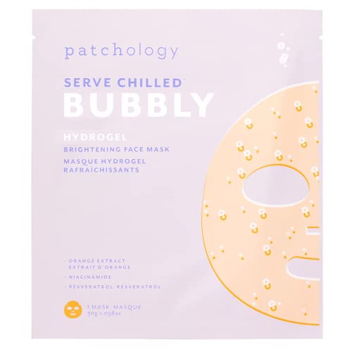 Patchology Bubbly Gel Face Mask - Brightening Hydrogel with Niacinamide & Resveratrol