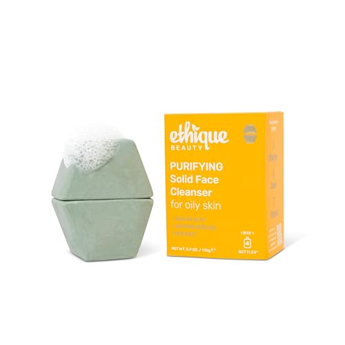 Ethique Purifying Face Cleanser Bars for Oily Skin - Vegan & Cruelty-Free