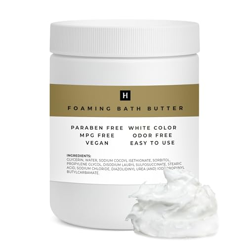 HalalEveryDay Whipped Foaming Bath Butter - 1lb Vegan Body Wash Base