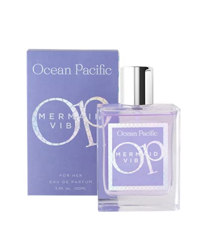 Ocean Pacific Mermaid Vibes Eau De Parfum for Women, Fruity Sea Fragrance, 3.4 oz