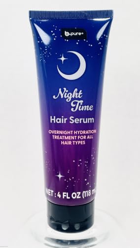b.pure Night Time Hair Serum - Overnight Hydration for All Hair Types, 4 fl oz