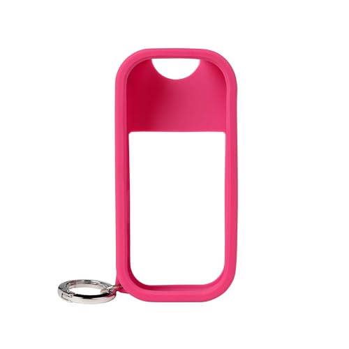 Touchland Hibiscus Pink Body Mist Silicone Case with Keyring