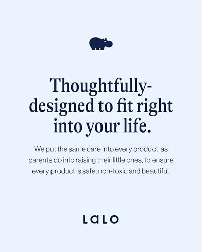 Lalo Toddler Fork and Spoon Set - Ergonomic Stainless Steel & Silicone