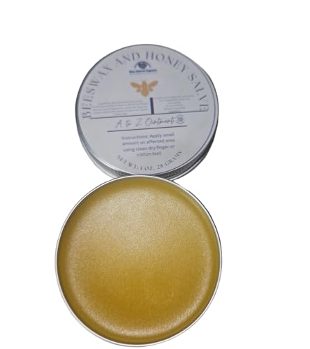 Organic Beeswax and Honey Healing Salve for Dry Skin & Insect Bites 1 oz