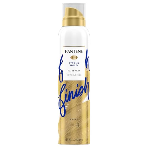 Pantene Style Strong Hold Hairspray, 7 Ounce - Long-Lasting Hair Styling