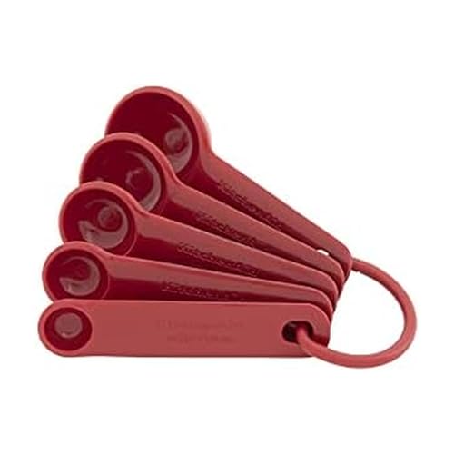 KitchenAid 5-Piece Measuring Spoon Set - Accurate & Dishwasher Safe