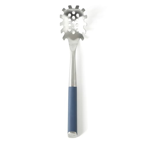 Calphalon Stainless Steel Pasta Server with Silicone Handle