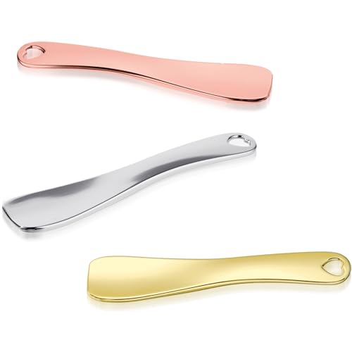 Mini Metal Cosmetic Lotion Spatula Pack for Face Mask & Cream Application