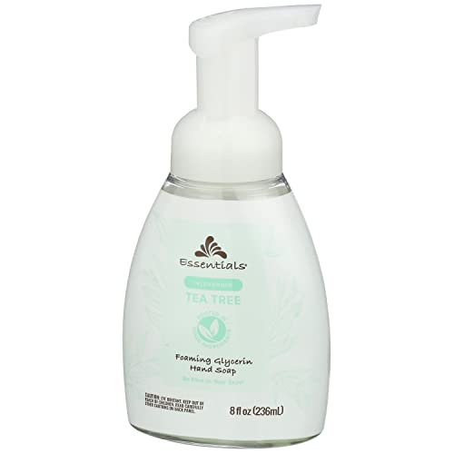 Essentials Glycerin Foaming Hand Soap with Tea Tree - 8 fl oz, Pack of 2