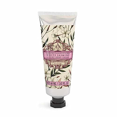 White Jasmine Luxury Hand Cream 60ml - Moisturizing Floral Hand Lotion