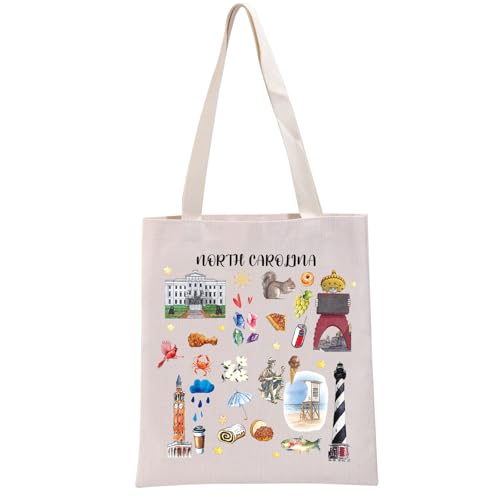 G2TUP North Carolina Gift Lover Tote Bag Tourist Travel
