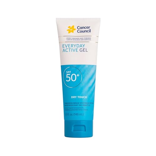Cancer Council SPF 50+ Active Gel Sunscreen - Water-Resistant, Matte Finish