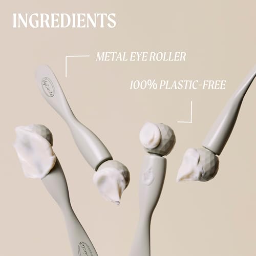 UpCircle Unisex Metal & Plastic-Free Eye Roller for Dark Circles & Puffiness