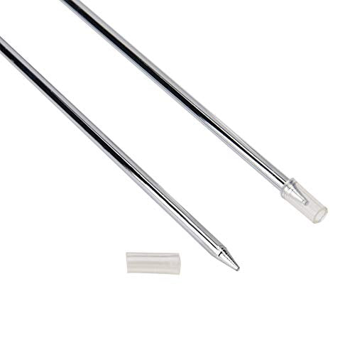 12-Inch Double Pronged Metal Skewers - 6 Pack BBQ Grill Set