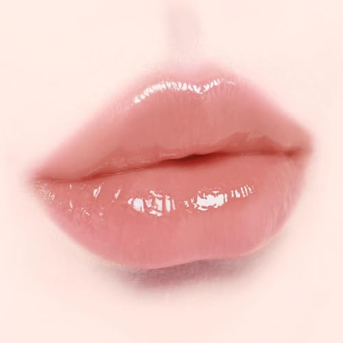 DINTO Blur-Jelly Plumping Lip Tint - Moisturizing Vegan Lip Gloss (Nutty Gelée)