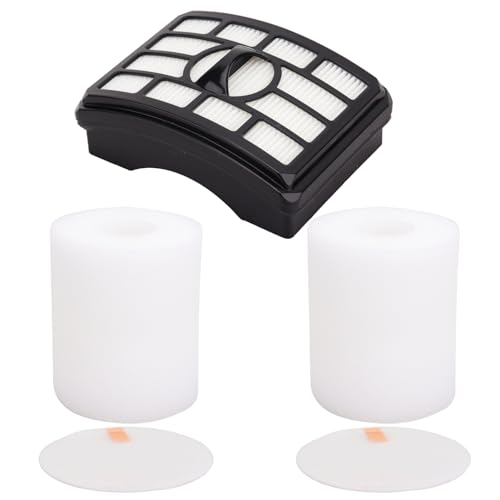 Shark Rotator HEPA Filter Replacement Kit - Fits NV500 NV501 NV502 NV503 NV505 NV510 NV520 NV552 ZU780 ZU782 ZU785 UV560