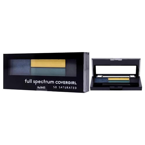 COVERGIRL So Saturated Quad Eyeshadow Palette Eclipse 4 Shades - Vivid Color