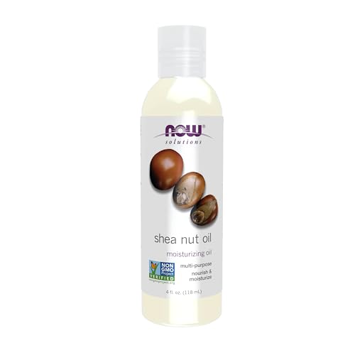 NOW Foods Shea Nut Oil - Multi-Purpose Moisturizing Oil for Skin, Scalp & Hair, 4 oz