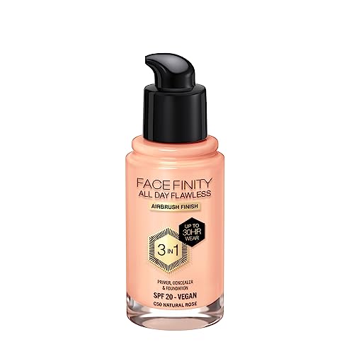 Max Factor Face Finity Crème Makeup Base SPF 20 - Natural Rose 30ml
