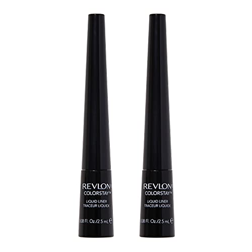 Revlon ColorStay Liquid Eyeliner - 251 Blackest Black, 2 Pack
