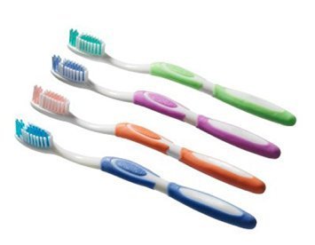 Plak Smacker E-Curve Soft Manual Toothbrush, Individually Wrapped - 12 Pack