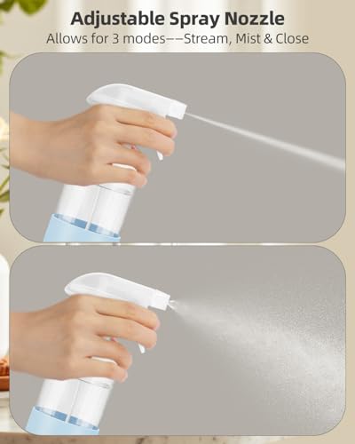8 oz Glass Spray Bottles 4 Pack with Silicone Sleeve - Black & White