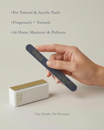 Premier Dead Sea Nail Files and Buffers Kit - 6 Double-Sided Grits