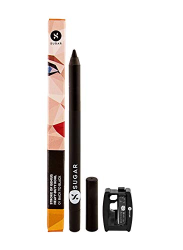 SUGAR Cosmetics Stroke of Genius Heavy-Duty Kohl Eyeliner - 01 Back to Black