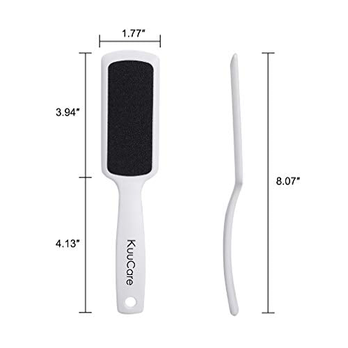 KuuCare Double-Sided Foot File Set - 4 Pcs Callus Remover & Scrubber