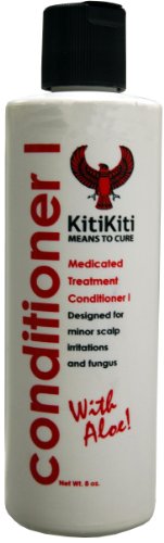 Kitikiti Medicated Hair Conditioner with Aloe 8oz for Scalp Care