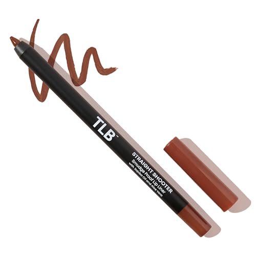 The Lip Bar Lip Liner Straight Shooter - Medium Brown, Vegan, Smudge-Proof