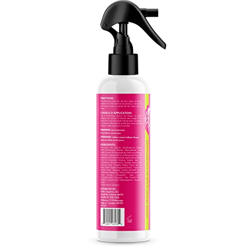 Mielle Organics White Peony Leave-In Conditioner Spray - Moisturizing Detangler for Curly Hair - 8 Fl Oz