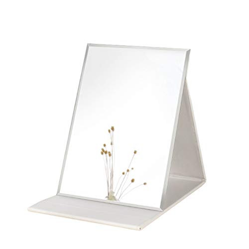 Zcooooool Portable HD Makeup Mirror - Adjustable Stand, Foldable Design