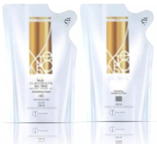 Real Hair Straightening Cream - 125ml + Neutralizer 125ml | Smooth & Sleek Finish