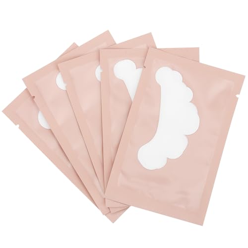 Pink Gel Pads for Eyelash Extensions 100 Pairs - Under Eye Masks for Lash Professionals