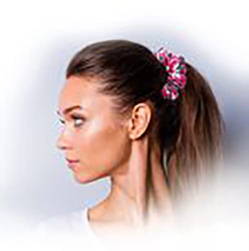 Spoontiques Elvis Cotton Hair Scrunchies - 3 Pack Silky Hair Ties