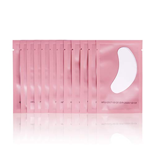 Voncasen 100 Pairs Under Eye Gel Pads for Eyelash Extensions & Skin Care