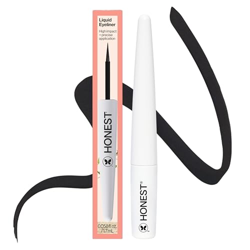 Honest Beauty Liquid Eyeliner - Hypoallergenic, Vegan, Black