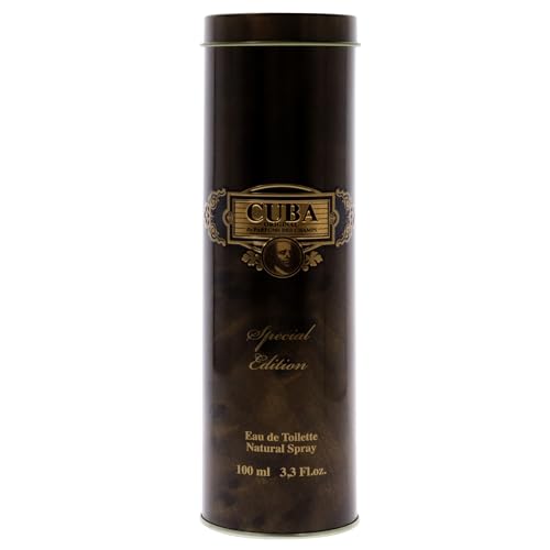Cuba Gold Special Edition Eau De Toilette Spray for Men - 3.4 oz