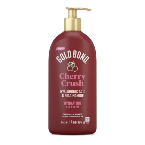 Gold Bond Cherry Crush Hydrating Gel Cream, 14 oz - 24-Hour Moisture