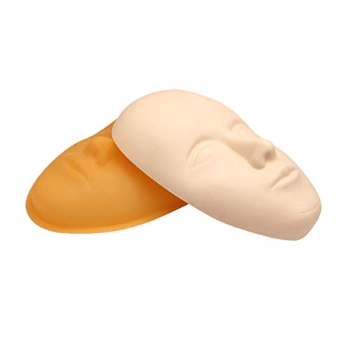Silicone Practice Head for Microblading Lip and Eyebrow Tattooing - 3 Pack