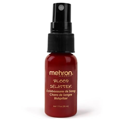 Mehron Special FX Blood Splatter Spray | Vegan Fake Blood for Halloween & Costumes