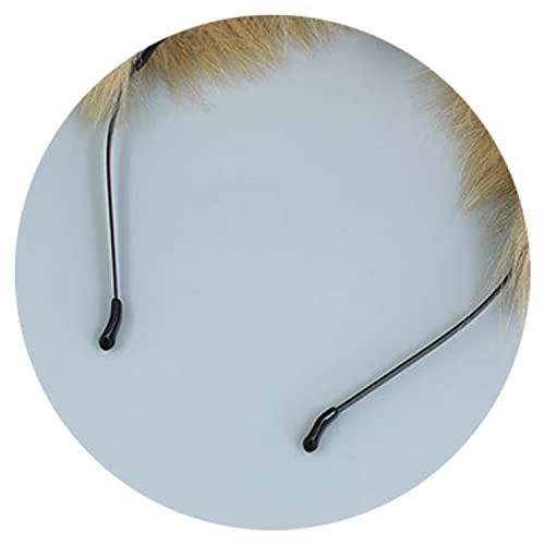 Furry Dog Ear Headband for Anime Cosplay, Halloween and Costume Parties
