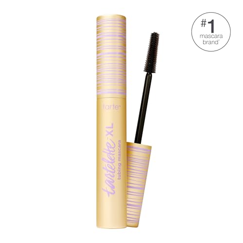tarte tartelette XL tubing mascara ? Lash Extensions in a Tube with Peptide, Extra-Bold Buildable Lifted Length & Volume, Smudge-Proof Longwear, Easy-to-Remove, Vegan & Cruelty-Free
