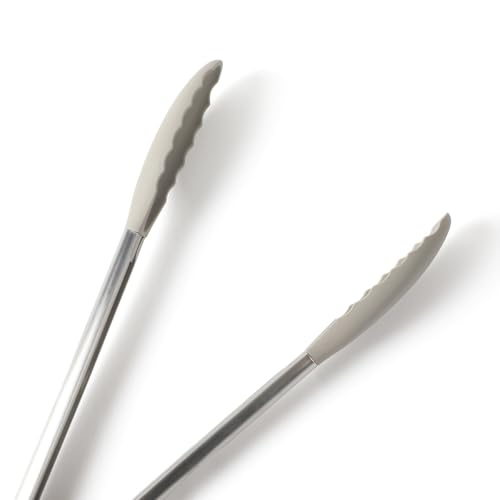 Calphalon 2-Piece Stainless Steel Tongs Set with Silicone Heads