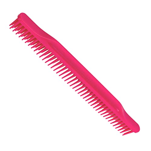Allegro Combs 3-Row Detangling Comb for Curly Hair - Pink