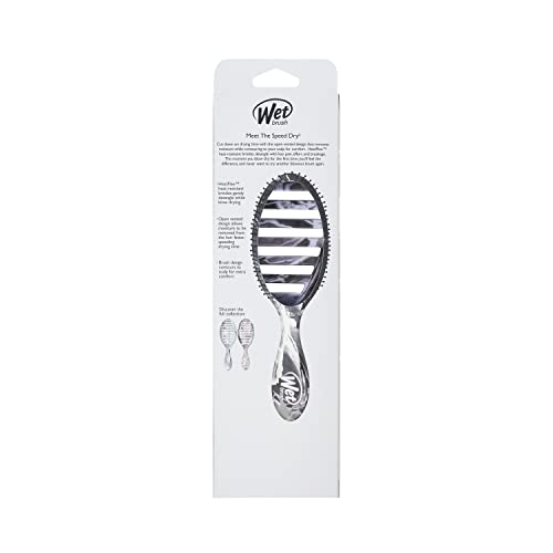 Wet Brush Speed Dry Vented Hair Brush - Onyx Metallic Marble